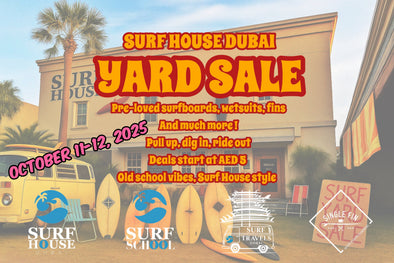 SURF HOUSE YARD SALE
