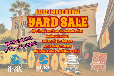 SURF HOUSE YARD SALE