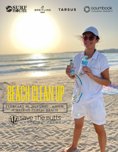 Surf House x Goumbook Beach Clean Up powered by Breitling