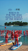 REGISTRATION: Santa Paddle Around the Palm at Byron Bathers Club